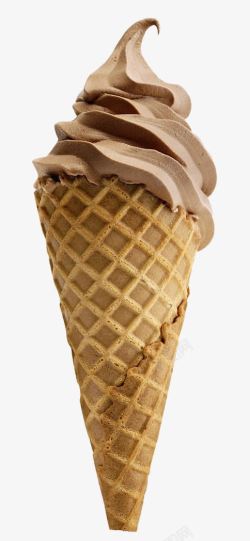 甜筒冰淇淋食物甜筒巧克力高清图片
