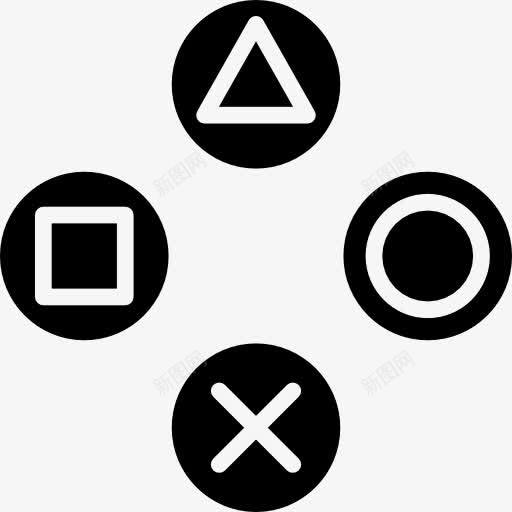 索尼ps游戏按钮图标图片【免费下载】-88icon.com
