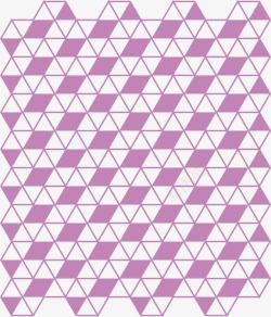粉色平行四边形花纹素材