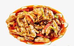 中华美食菜谱香辣蛏子高清图片