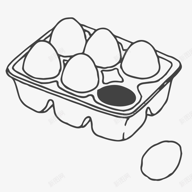 鸡蛋盒子案矢量图ai免抠素材_88icon https://88icon.com 卡通 手绘 条纹 盒子 矢量图 纹理 纹路 线条 装饰 质感 鸡蛋 鸡蛋托 鸡蛋盒