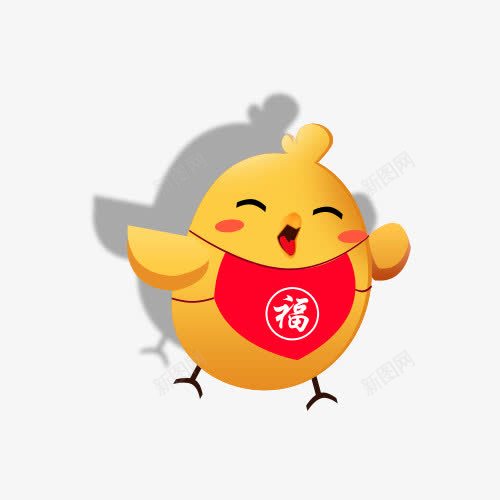 可爱小福鸡png免抠素材_88icon https://88icon.com 小鸡 春节素材 过年装饰图案 鸡年元素