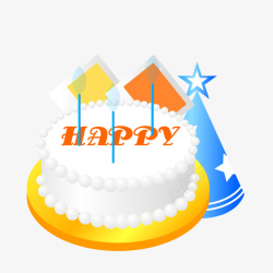 生日蛋糕展板生日蛋糕模型图标高清图片