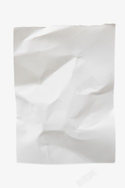 空白纸洁白褶皱纸张高清图片