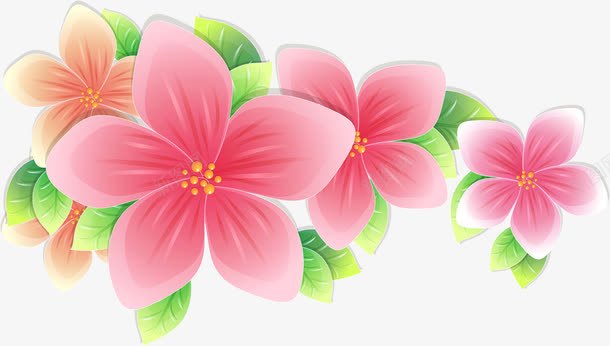 手绘粉色花卉艺术展板png免抠素材_88icon https://88icon.com 展板 粉色 艺术 花卉