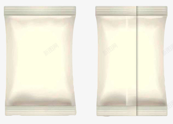 白色真空密封包装袋png免抠素材_88icon https://88icon.com 包装袋 密封包装 白色 真容 矢量手绘 空白包装袋 袋子 袋样机