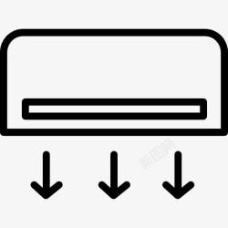 汽车家庭空调图标高清图片