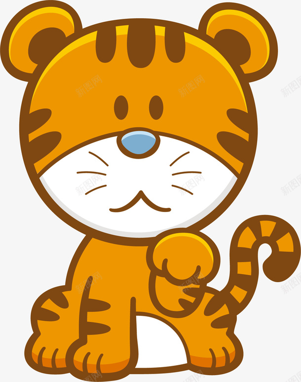 水彩卡通老虎矢量图ai免抠素材_88icon https://88icon.com Q版虎 创意 动物 卡通 可爱小虎 小虎 手绘 拟人老虎 水彩 矢量图 老虎 虎虎的快乐 设计