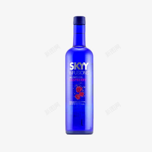 深蓝伏特加png免抠素材_88icon https://88icon.com SKYY Vodka 梅子味 洋酒 蓝天伏特加