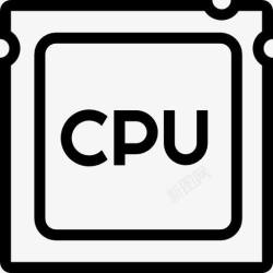 CPU处理器CPU图标高清图片