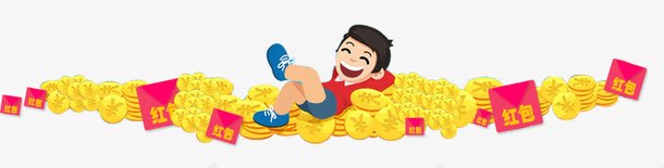 唯美精美金币金钱红包卡通小人金png免抠素材_88icon https://88icon.com 卡通 唯美 小人 精美 红包 金币 金融 金钱