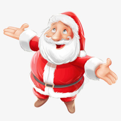 圣诞老人的胡子穿红色衣服的圣诞老人88高清图片