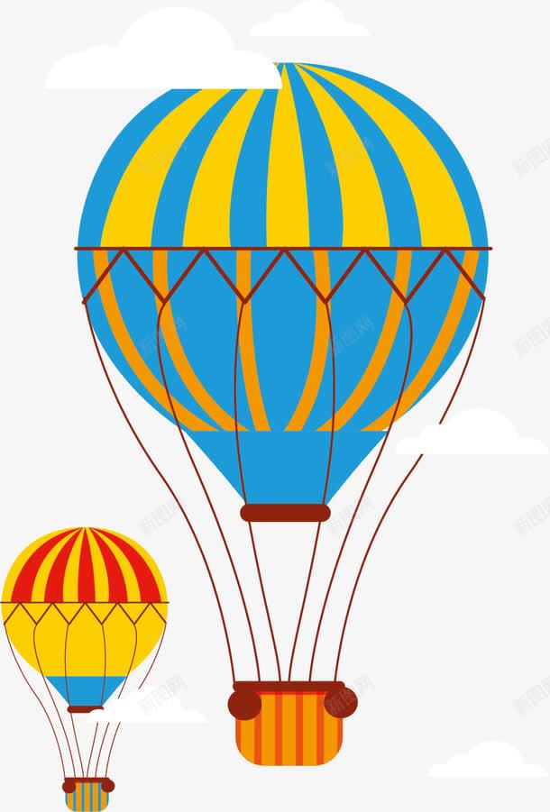 蓝色漂浮活动热气球png免抠素材_88icon https://88icon.com 6月1号 儿童节 六一节 漂浮气球 热气球 玩耍 童趣