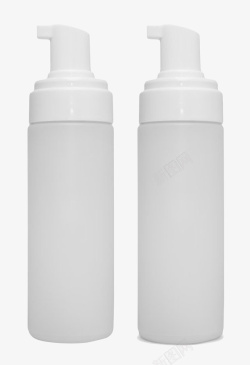 纯白色化妆瓶喷雾实物素材