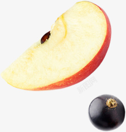 切开的苹果清新水果图案高清图片
