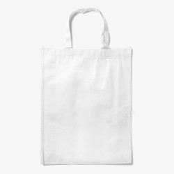 环保购物袋白色帆布手提袋高清图片