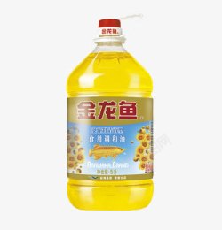 产品实物金龙鱼食用调和油素材