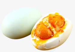 流油的鸭蛋健康美味咸鸭蛋高清图片