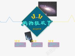 红包星球双11购物狂欢节高清图片