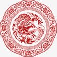 红色花纹印章png免抠素材_88icon https://88icon.com 精美花纹 花纹印章 邀请函花纹 龙纹