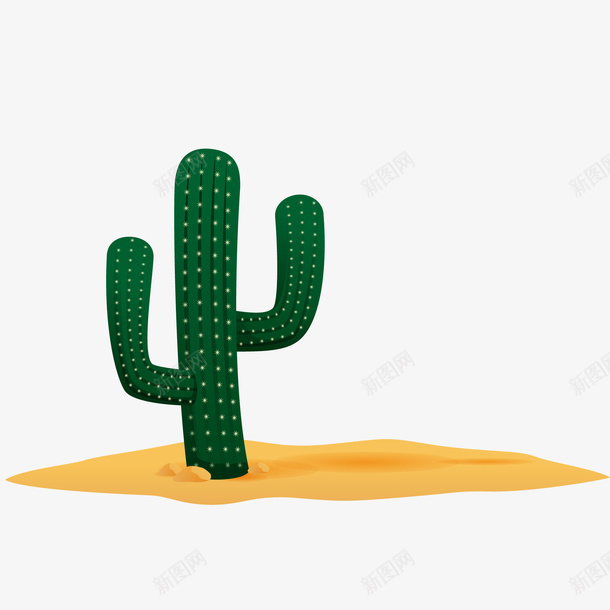 卡通沙漠里的植物矢量图ai免抠素材_88icon https://88icon.com 仙人掌 卡通 手绘 植物 沙漠 绿色 风景 矢量图
