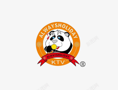 卡通游戏标识素材卡通创意KTVLOGO图标图标