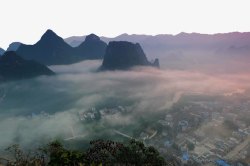 百花湖风景图阳朔老寨山高清图片