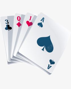 棋牌扑克牌矢量图素材