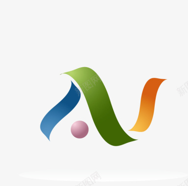 logo手绘创意logo创意图形创意字母N图标图标