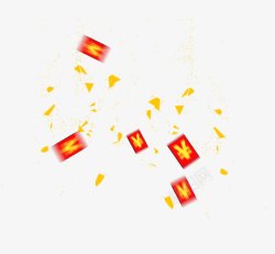 动感红包红包漂浮高清图片