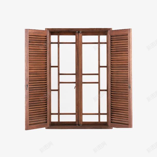 棕色木条窗户png免抠素材_88icon https://88icon.com 家居 木条 棕色 窗户 装饰