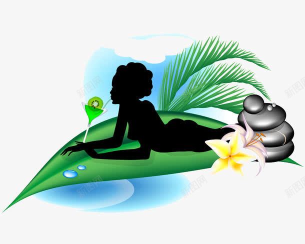 卡通美容广告背景png免抠素材_88icon https://88icon.com 卡通美容广告背景素材卡通美容广告背景模板下载美女女人鹅卵石花朵卡通背景SPA美容