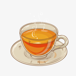 茶杯茉莉花茶饮品素材