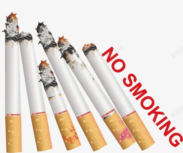 公益海报png免抠素材_88icon https://88icon.com nosmoking 不抽烟 公益广告 公益海报模板 公益海报素材 创意 广告设计 燃烧的香烟 禁止吸烟 禁烟 香烟