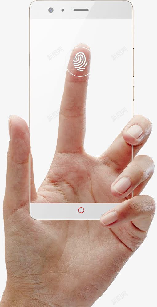 超级智能手机指纹解锁png免抠素材_88icon https://88icon.com 手机 指纹 智能 设计 超级