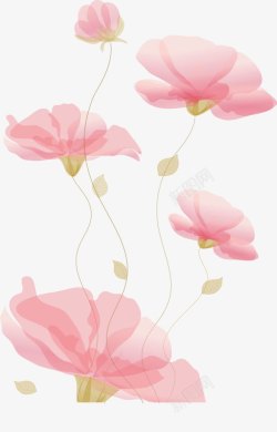 粉红色的花素雅花卉高清图片