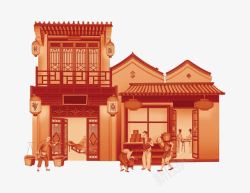 中式古典建筑素材