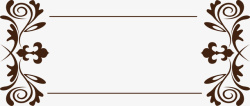 英式边框边框元素矢量图高清图片