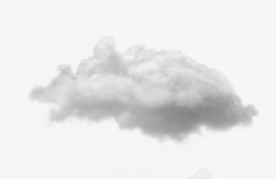 天边一朵云一朵云元素01高清图片