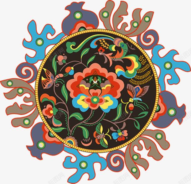 藏族花纹png免抠素材_88icon https://88icon.com 卡通 手绘 花纹 藏文 藏族 装饰