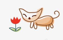 可爱小仙女物手绘卡通装饰小猫图标高清图片