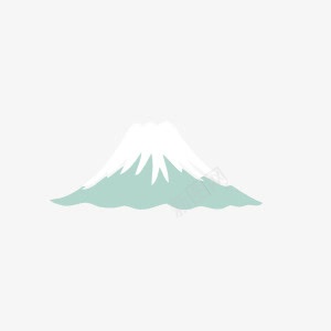 富士山简约日式装饰png免抠素材_88icon https://88icon.com 富士山 山峰 旅游 日式 白色 美丽的富士山