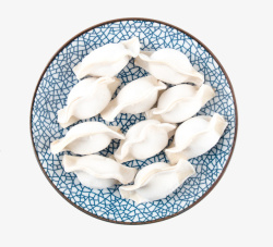 一盘饺子食物摄影图素材
