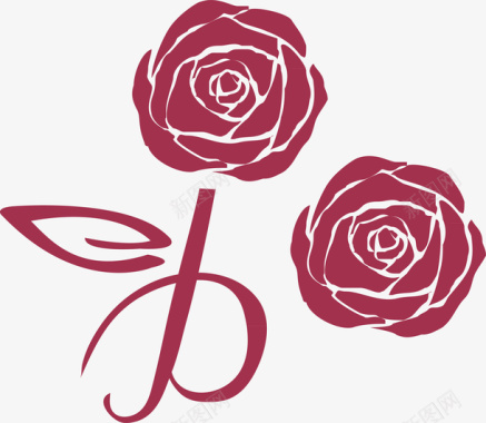 盆草玫瑰花多图标图标