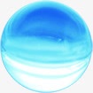 创意合成蓝色渐变的水球素材
