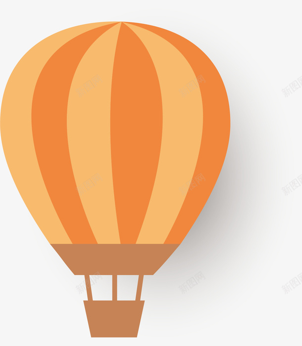 橙色热气球矢量图ai免抠素材_88icon https://88icon.com 卡通手绘 橙色 气球 求婚可用 浪漫 矢量图 空气球 高空