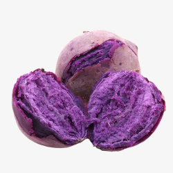 营养食物产品实物新鲜紫薯高清图片