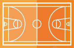 创意运动小人标志矢量篮球运动高清图片