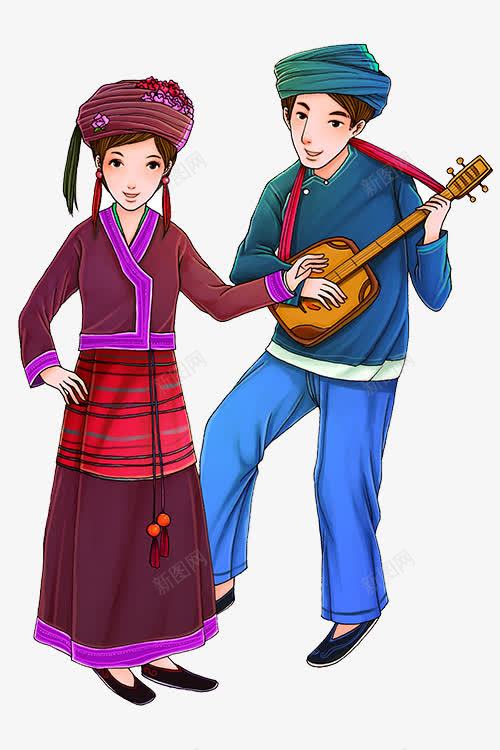 苗族传统文化png免抠素材_88icon https://88icon.com 传统民乐 少女 少数民族 弹奏 彩绘 手绘 服装 民乐 民族乐器 民族服饰 民族特色 演奏 苗族