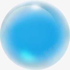 蓝色透明气泡气球png免抠素材_88icon https://88icon.com 气泡 气球 蓝色 透明